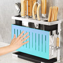 Axyaa Stainless Steel Wall-Mounted Kitchen Storage Rack