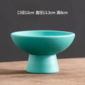 Axyaa Kenzan Ceramic Vase - Minimalist Flower Pot for Home Decor