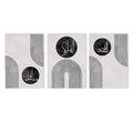 Boho Islamic Calligraphy Canvas Print Abstract Black Geometry Lines Wall Art Axyaa Home Decor