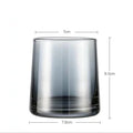 Axyaa 270ML Glass Mug - Modern Simple Style for Tea, Coffee, Juice & Water