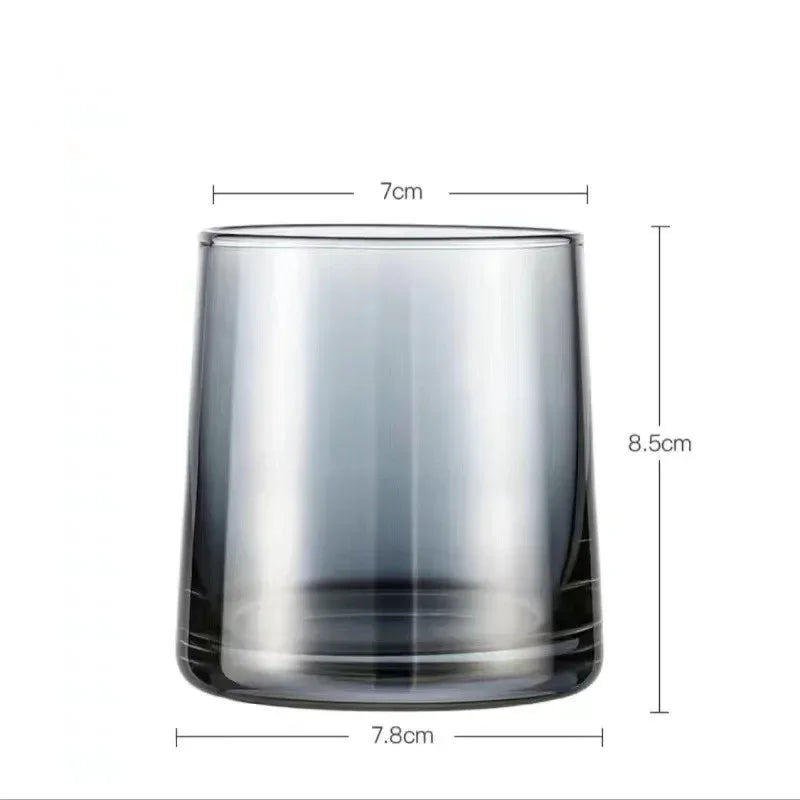 Axyaa 270ML Glass Mug - Modern Simple Style for Tea, Coffee, Juice & Water