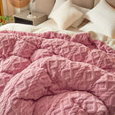 Axyaa Plush Cashmere Duvet Cover, Double-sided Fleece Comforter, Winter Warmth Blanket