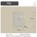 Axyaa Designer LED Wall Light for Living Room Bedroom Study Background Lighting