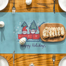 Axyaa Christmas Pickup Truck Pygmy Fir Snowflake Table Runner