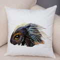 Axyaa Cute Animal Print Pillowcase for Home Sofa Bed Decor