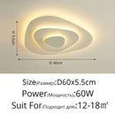 Axyaa Nordic Corrugated Chandelier Flush Mount Ceiling Light