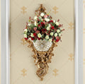 Axyaa Diamond Resin Vase Wall Hanging for Elegant Home Decor