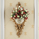 Axyaa Diamond Resin Vase Wall Hanging for Elegant Home Decor