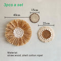 Axyaa Rattan Wall Hanging Scandinavian Wall Decor