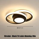 Axyaa LED Chandelier Indoor Ceiling Lamp White/Black Bedroom Living Room Lighting