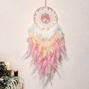 Axyaa Colorful Feather Pendant Dream Catcher Wall Hanging for Living Room
