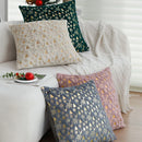 Axyaa Christmas Cushion Cover 45x45cm for Living Room Sofa, Deer Snowflake Design