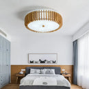 Axyaa Wooden LED Ceiling Lamp Living Room Chandelier E27 Bulb Fixture Lighting