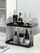 Axyaa Makeup & Skincare Organizer Shelf for Cosmetics Storage Array.