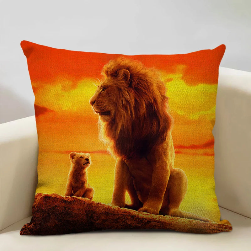 Axyaa African Landscape Art Pillow Case 45x45cm High Quality Linen Cushion Cover