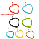 Axyaa Silicone Egg Ring Mold for Cooking Breakfast in Frying Pan