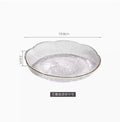 Axyaa Glass Fruit Plate: High Beauty Delicate Dim Sum Candy Snack Plate