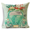 Axyaa Festive Christmas Tree Pillow Cover for Home Decoration