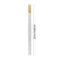 Axyaa Stainless Steel Japanese Chopsticks Pair - Multicolor Metal Sticks for Festivals & Parties.