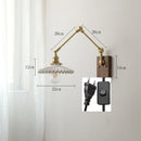 Axyaa Ceramic Wall Lamp Pull Chain Switch Up Down Bedroom Living Room Lighting LED
