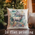 Christmas Pillowcases for Home Decor - Axyaa Pattern Cushion Cover for Sofa Bedroom Car