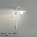 Axyaa Circular Iron UFO LED Wall Lamp for Nordic Living Room, Bedroom & Study