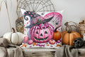 Axyaa Halloween Rose & Butterfly Pillow Cover for Sofa, Bedroom, Car - Decorative Cushion