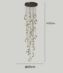 Axyaa Dining Room Chandelier Pendant Light Fixture Ceiling Lamp Elegant Indoor Lighting