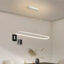 Axyaa Oval LED Pendant Light for Office, Studio, and Restaurant Decoration