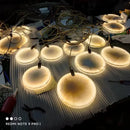 Axyaa Modern Luxury Marble LED Chandelier for Large Staircase and Lobby
