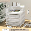 Axyaa Metal Multi-Layer File Rack Storage Box for Office Data Sorting
