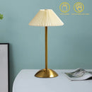 Axyaa Nordic Wooden Base Table Lamp - Modern Bedroom Living Room Decor