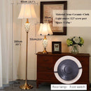 Axyaa Modern Chinese Ceramics LED Floor Lamp for Home Living Room & Bedroom