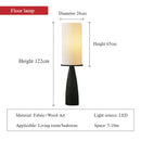 Axyaa Wooden Retro Floor Lamp for Home Decoration and Lighting Fixtures