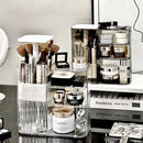 Axyaa Acrylic Makeup Organizer with Push-Lift Feature