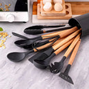 Axyaa Silicone Utensils Set - Non-stick Cookware, Heat Resistant Kitchen Accessories