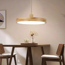 Axya Nordic Wooden Pendant Light with Ultra-thin Acrylic Lampshade