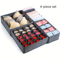 Axyaa Underwear Socks Pants Bra Storage Box Wardrobe Organizer for Home