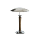 Axyaa Solid Wood Flying Saucer Desk Lamp - Medieval Style Nordic Retro Bedroom Study Lamps