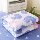 Axyaa Quilted Summer Quilt Set: Soft, Breathable, Washable Double Blanket with Pillowcase