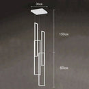 Axyaa Modern Minimalist Chandelier Spiral Staircase Lamp