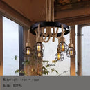 Axyaa Rope LED Pendant Chandelier: Stylish Lighting Fixture for Restaurants, Shops, and Hotels