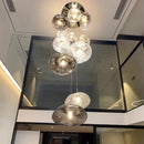 Axyaa Modern Home Chandelier Stair Pendant Living Room Interior Lighting