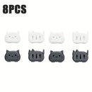 Axyaa Cat Toothbrush Head Covers - Set of 8