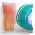 Nordic Luxury Abstract Hand Painted Pillowcase by Axyaa