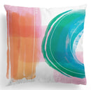 Nordic Luxury Abstract Hand Painted Pillowcase by Axyaa