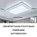 Axyaa Diamond LED Ceiling Light: White/Warm Light for Modern Home Decor