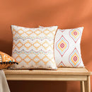 Axyaa Abstract Geometric Cushion Cover 45x45cm - Home Decor for Sofa, Living Room