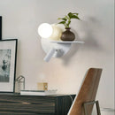 Axya USB Wall Lamp Fast Charging Bedroom Spotlight Shelf Reading Light