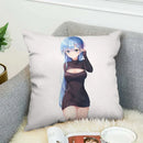 Axyaa Anime Pillow Cover 40x40 Decorative Cushion Covers for Home Sofa